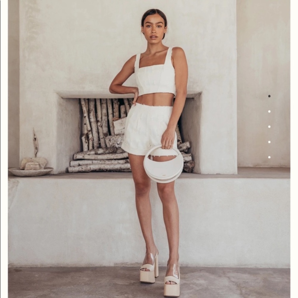 Cult Gaia Nixie Top - Salt